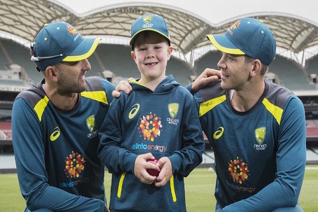 7 साल का आर्ची मेलबर्न टेस्ट के लिए बना ऑस्ट्रेलियाई टीम का को-कैप्टन