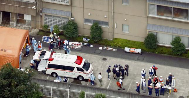 जापान में  मानसिक  रूप से अक्षम लोगों पर चाकू से हमला,19 लोगों की मौत
