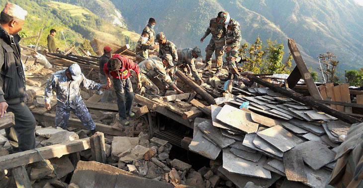 नेपाल फिर झटके, मृतकों की संख्या 7 हजार के पार