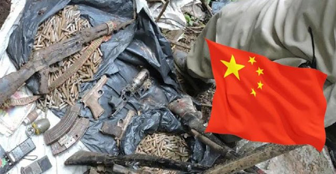 घाटी में आतंकियों के ठिकाने से मिले चीनी झंडे, 44  हिरासत में