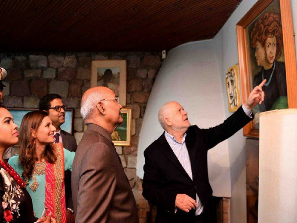 राष्ट्रपति रामनाथ कोविंद ने चिली में पाब्लो नेरुदा संग्रहालय का दौरा किया