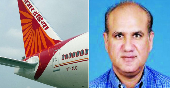 नशे में विमान उड़ाने वाले एयर इंडिया के अरविंद कठपलिया को उनके पद से हटाया गया