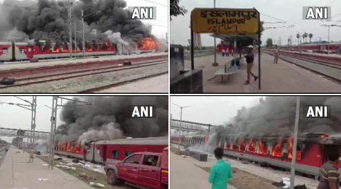 ‘अग्निपथ’ पर राज्यों में हिंसक प्रदर्शन, बिहार के डिप्टी सीएम के घर पथराव, तेलंगाना में फूंकी ट्रेन, एक की मौत