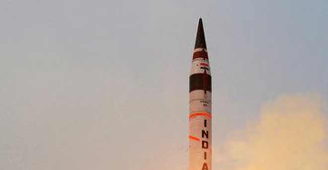 भारत ने किया अग्नि-5 का सफल परीक्षण, चीन के उत्तरी हिस्से तक मार करने में सक्षम