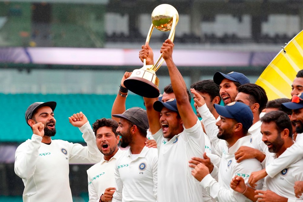 सिडनी टेस्ट ड्रॉ, पहली बार भारतीय टीम ने ऑस्ट्रेलिया में जीती टेस्ट सीरीज