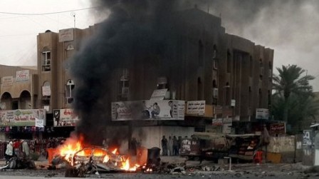 बगदाद बम विस्फोट में चार पुलिसकर्मियों की मौत, आईएस ने ली जिम्मेदारी