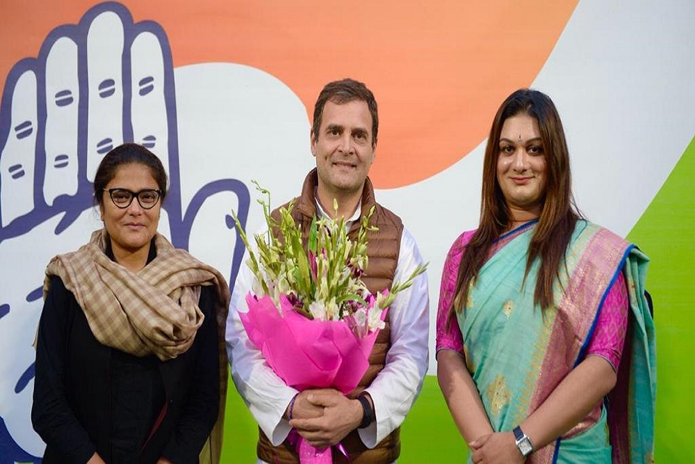 राहुल गांधी ने पहली बार ट्रांसजेंडर एक्टिविस्ट को बनाया महिला कांग्रेस की राष्ट्रीय महासचिव