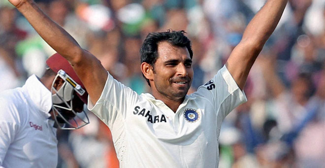 गुलाबी गेंद से पहले मैच में शमी ने मोहन बागान को 296 रन से जीत दिलाई