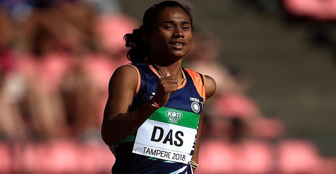 एशियन गेम्स: 400 मीटर स्पर्धा में हिमा दास ने जीता सिल्वर मेडल