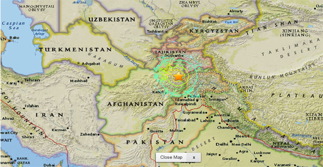 भूकंप से अफगानिस्‍तान और पाक में भारी तबाही, सैकड़ों मरे