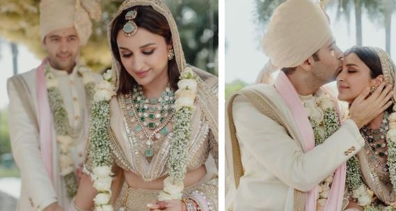 सामने आईं परिणीति-राघव की शादी की फोटोज, दूल्हा-दुल्हन का लुक वायरल, देखें