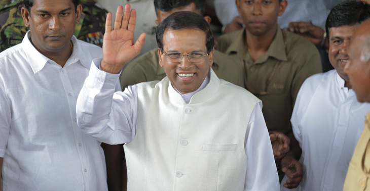 श्रीलंका के राष्ट्रपति मैत्रपाला की पाक यात्रा