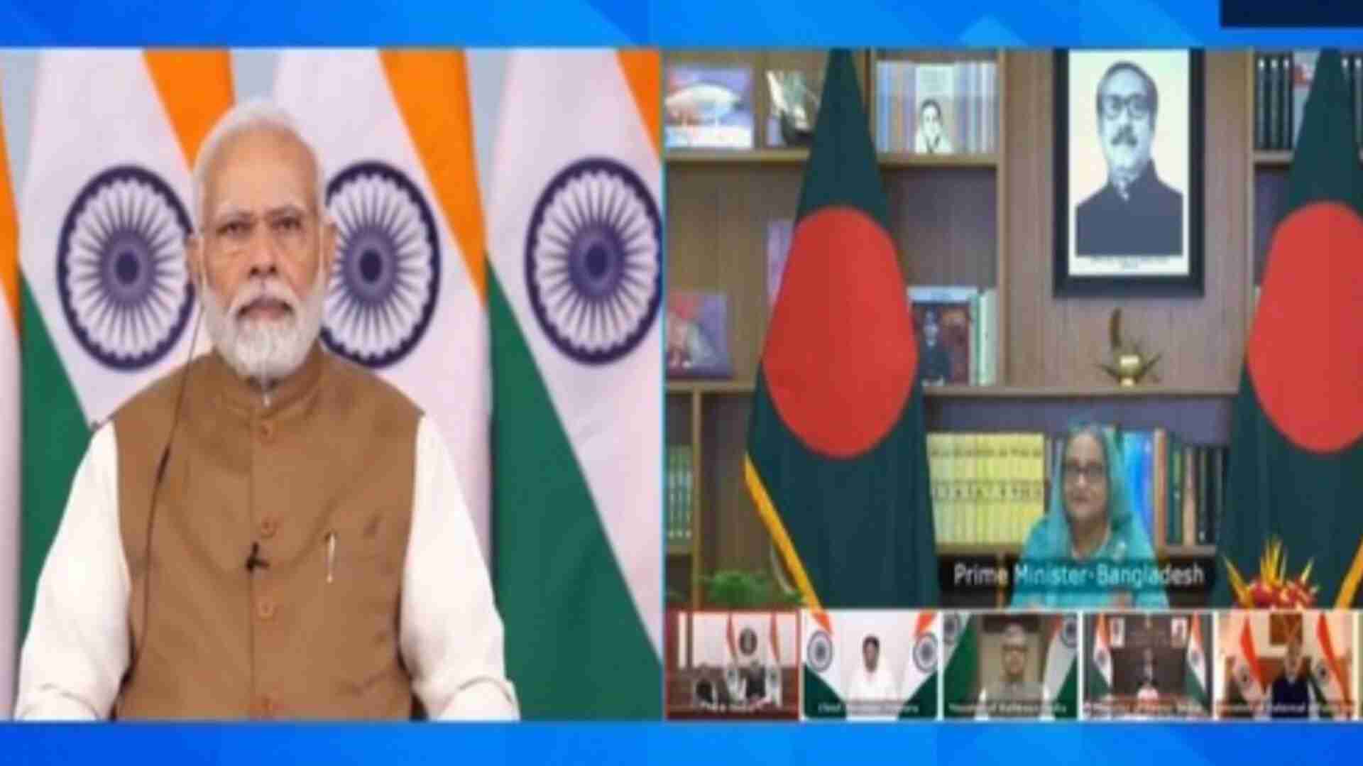 भारत-बांग्लादेश की दोस्ती में नया अध्याय, पीएम मोदी और शेख हसीना ने 3 बड़ी परियोजनाओं का उद्घाटन किया
