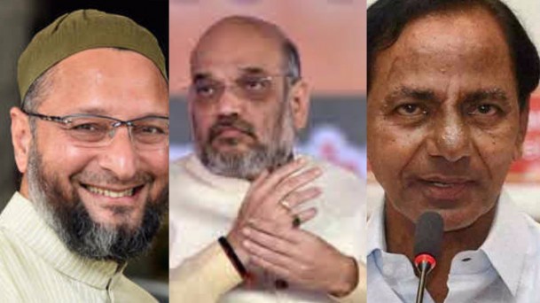 हैदराबाद नगर निगम चुनावः फिर बदले नतीजे, TRS आगे, BJP दूसरे नंबर पर तो AIMIM तीसरे नंबर पर लुढ़की