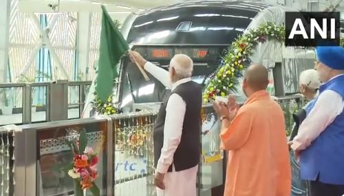 देश को मिला पहले आरआरटीएस का तोहफा, देश की पहली रैपिड ट्रेन को पीएम मोदी ने दिखाई हरी झंडी