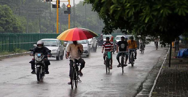 दक्षिण भारत के कई राज्यों के साथ पश्चिमी बंगाल और ओडिशा में बारिश की संभावना