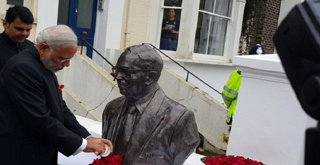 लंदन में प्रधानमंत्री ने किया अंबेडकर स्मारक का उद्घाटन