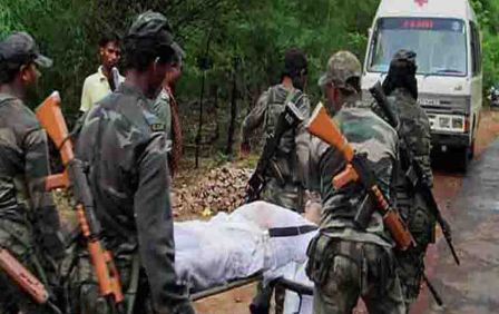 छत्तीसगढ़ के सुकमा जिले में नक्सली हमला, सीआरपीएफ के 25 जवान शहीद