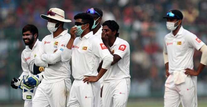 प्रदूषण की शिकायत करने वाले श्रीलंका के खिलाड़ी हैं बिलकुल फिट