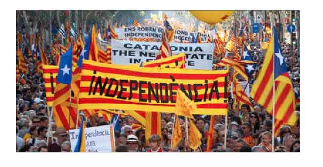 कैटेलोनिया की संसद ने की स्पेन से आजादी का ऐलान
