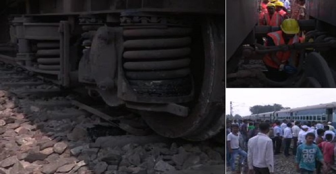 यूपी: लगातार दूसरे दिन रेल हादसा, गोरखपुर में ट्रेन पटरी से उतरी