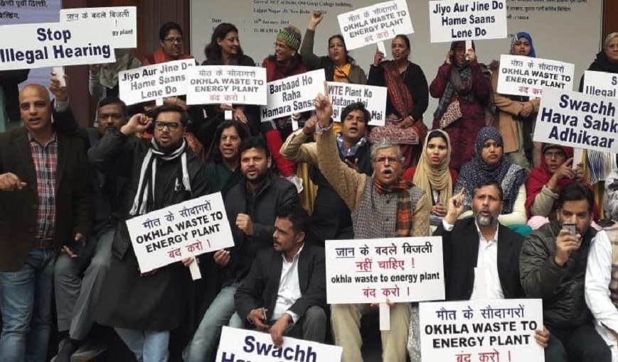 भारी विरोध के बीच दिल्ली में कूड़े से बनने वाली बिजली परियोजना की जनसुनवाई रद्द