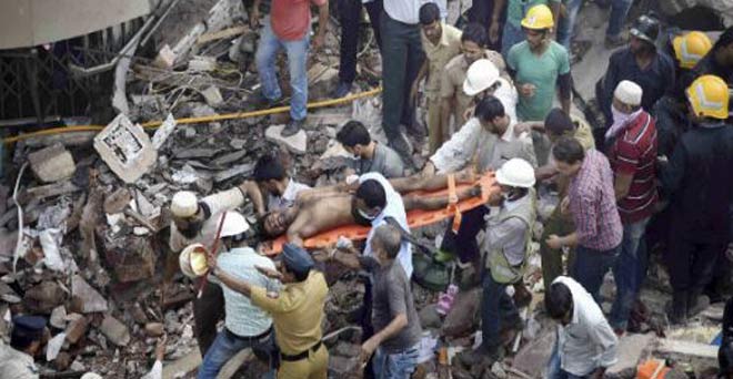मुंबई इमारत हादसा: मृतकों की संख्या बढ़कर 33 हुई, राहत-बचाव कार्य जारी