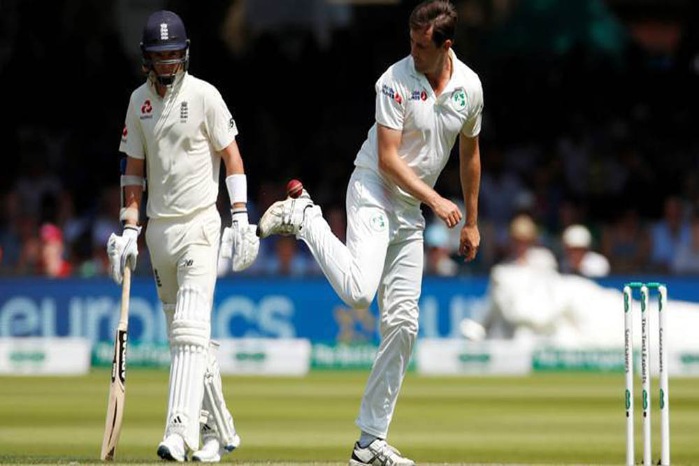 विश्व कप विजेता इंग्लैंड की टीम लॉर्ड्स टेस्ट में आयरलैंड के सामने हुई ढेर, टिम मुर्टाग ने लिए पांच विकेट
