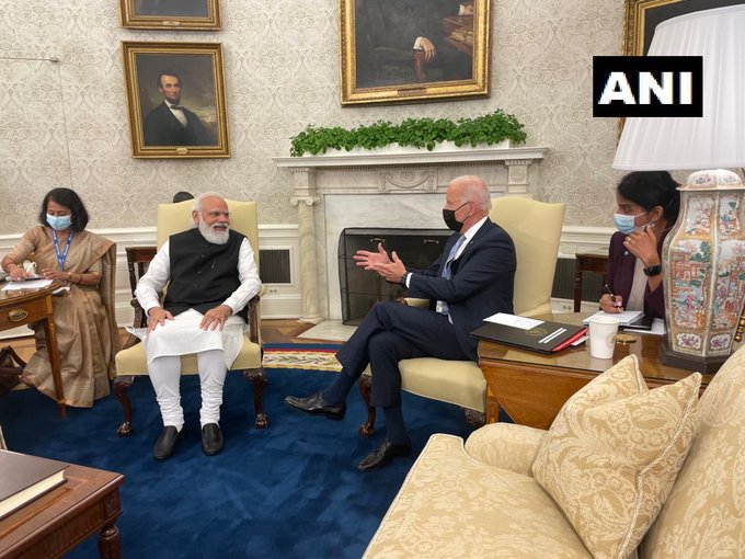 व्हाइट हाउस में बाइडेन से मिले PM मोदी, कहा- भारत-US के लिए यह दशक बेहद अहम