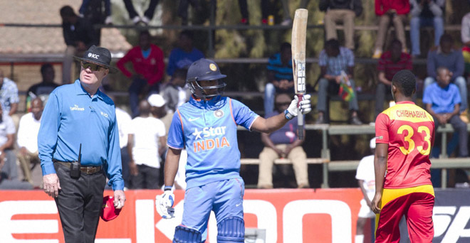 रोमांचक मुकाबले में भारत ने जिम्बाब्वे को 4 रनों से हराया