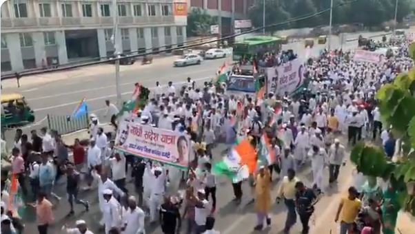 गांधी जयंती पर दिल्ली में राहुल और लखनऊ में प्रियंका की अगुवाई में कांग्रेस की ‘पदयात्रा’