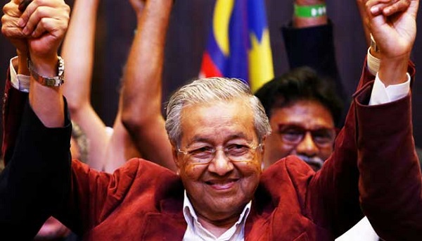 मलेशिया के नए प्रधानमंत्री होंगे 92 साल के महातिर मोहम्मद
