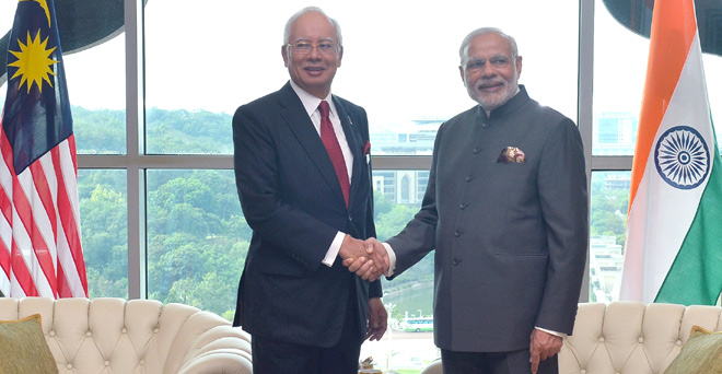 रक्षा क्षेत्र में सहयोग बढ़ाएंगे भारत, मलेशिया : मोदी