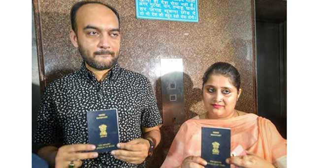 अंतरधार्मिक विवाह करने वाले तन्वी और अनस के पासपोर्ट जारी