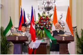 प्रधानमंत्री मोदी ने अपने नेपाली समकक्ष प्रचंड से की वार्ता, बोले- हम अपने रिश्तों को हिमालय जितनी ऊंचाई देने के लिए काम करते रहेंगे