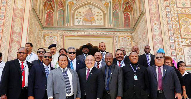 शिखर सम्मेलन के लिए 14 देशों के राष्ट्राध्यक्ष जयपुर में