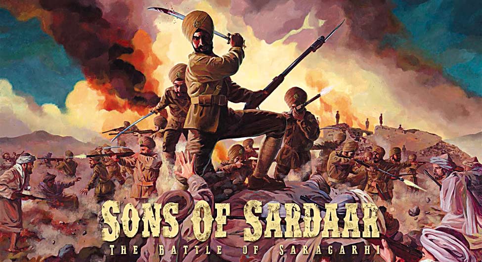 संस ऑफ सरदारः 21 सिखों और दस हजार अफगान कबीलाई सैनिकों के बीच 1897 में हुए सारागढ़ी के युद्ध पर बन रही तीन फिल्मों में से एक