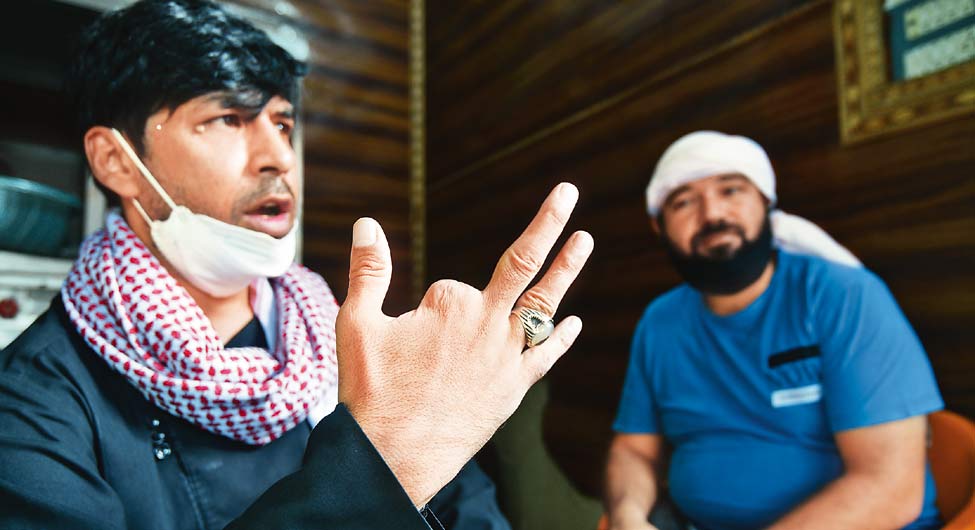 दिल्ली में अफगान शर्णार्थी, जिसकी उंगली काट दी गई