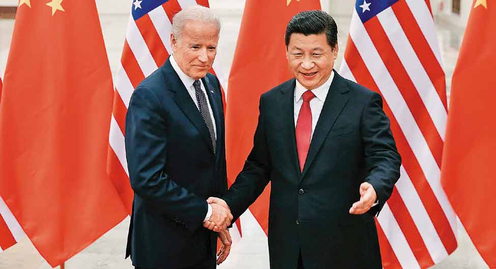 तनावः अमेरिकी राष्ट्रपति जो बाइडन के साथ चीन के राष्ट्रपति शी जिनपिंग