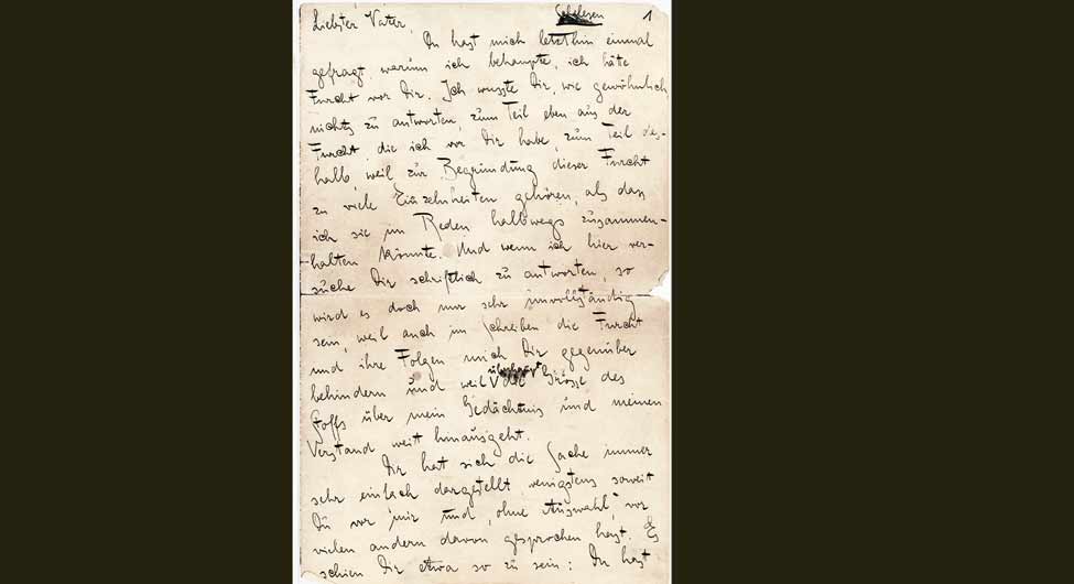 काफ्का के पत्रः पिता के नाम लिखी प्रसिद्ध चिट्ठियां