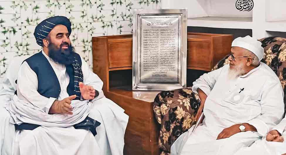 देवबंध में मुत्तकी देवबंध में मुत्तकी