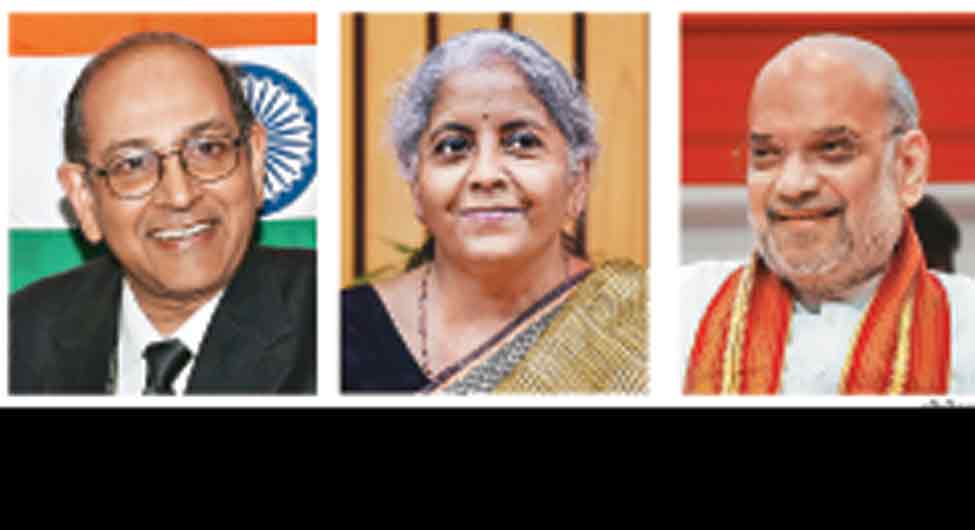 निर्मला सीतारमन और अमित शाह निर्मला सीतारमन और अमित शाह