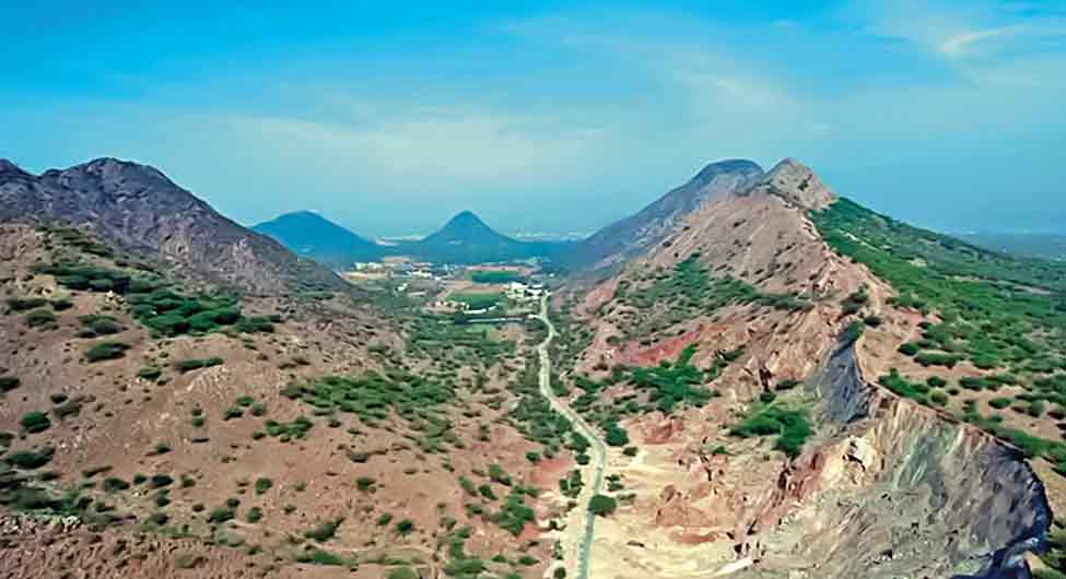 अजमेर में अरावली शृंखला