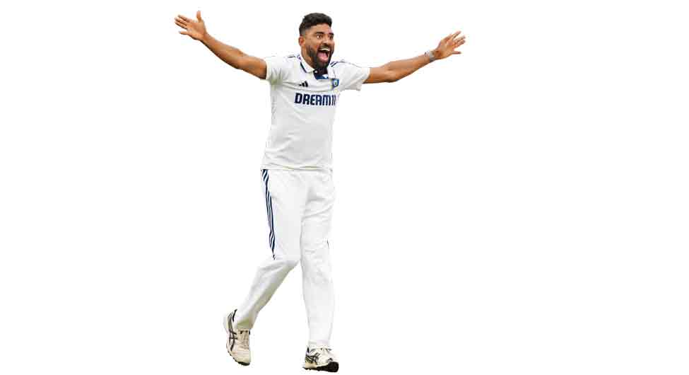 क्रिकेटः सिराज की जादुई चमक