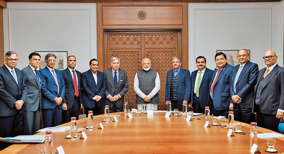 उपाय पर चर्चाः प्रधानमंत्री ने 6 जनवरी को उद्योग जगत की हस्तियों के साथ बैठक की