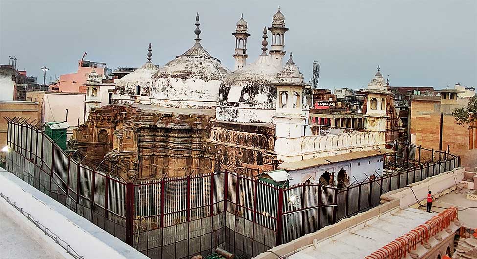 विवाद की जगहः वाराणसी की ज्ञानवापी मस्जिद