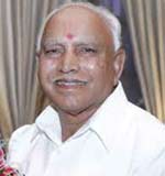 कर्नाटक के मुख्यमंत्री बी.एस.येदियुरप्पा